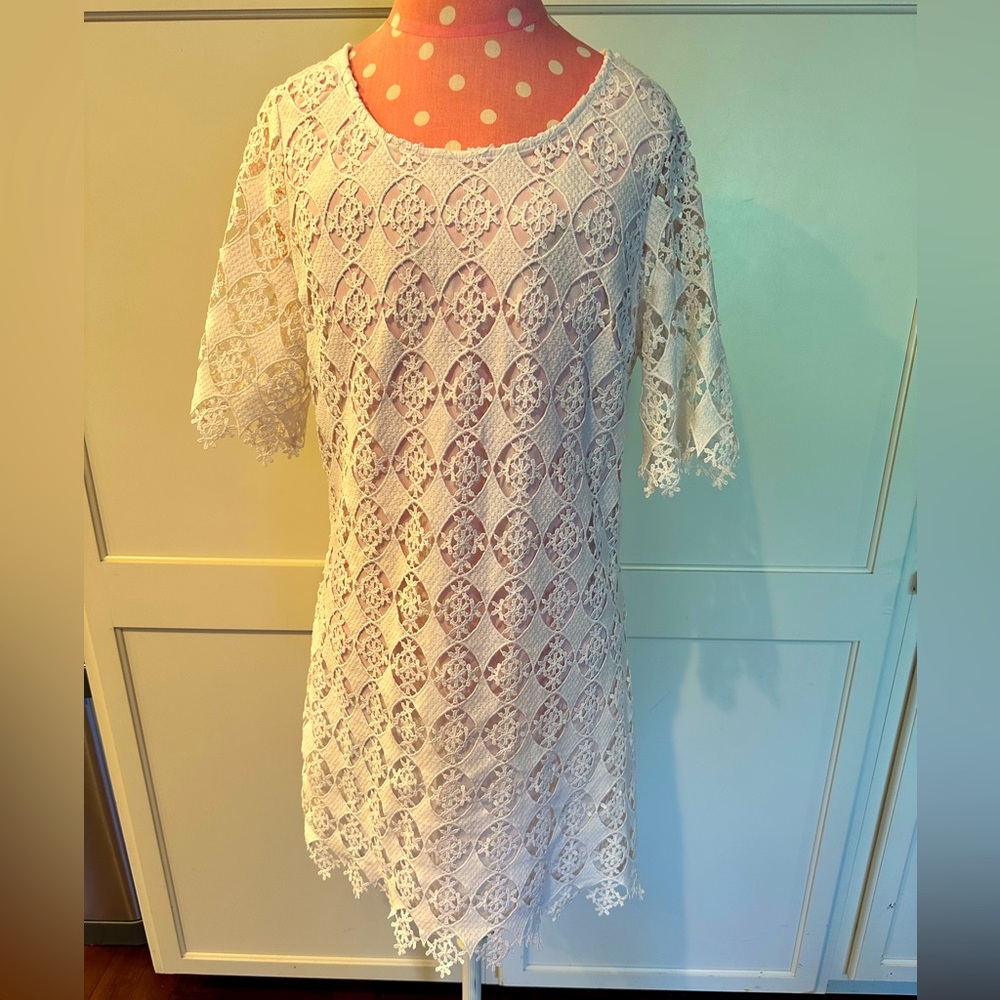 Moon brand White Lace Dress